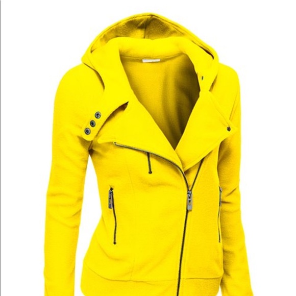 🖤SOLD🖤🌟5 STAR🌟HOODED FLEECE MOTOJACKET NWT☀️ - Picture 3 of 8